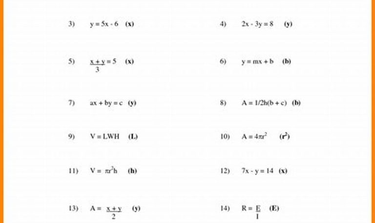 Ecological Succession Worksheet