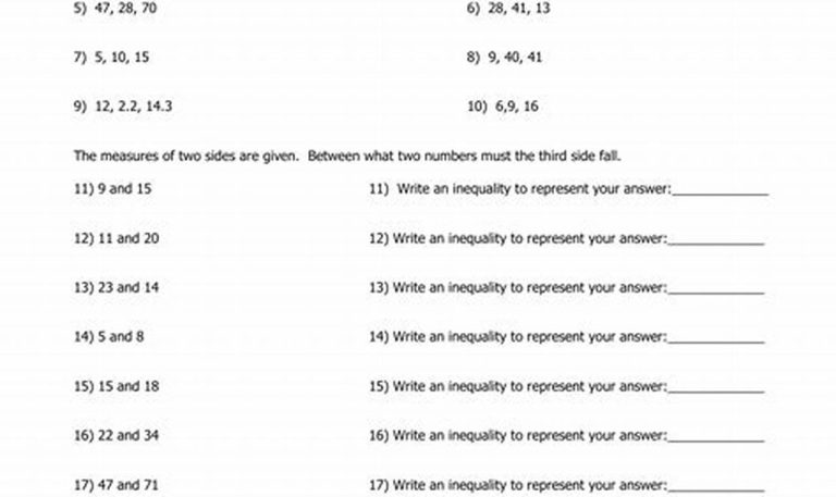 B Trace Worksheet