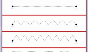 Tracing Lines Worksheets