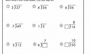 Sample Long Division Problems 5th Grade