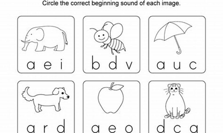 Jolly Phonics Worksheets For Kindergarten