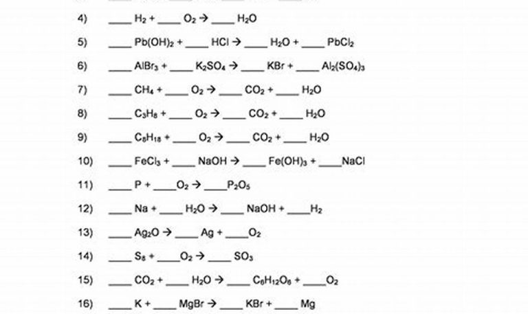 Bond Energies Worksheet