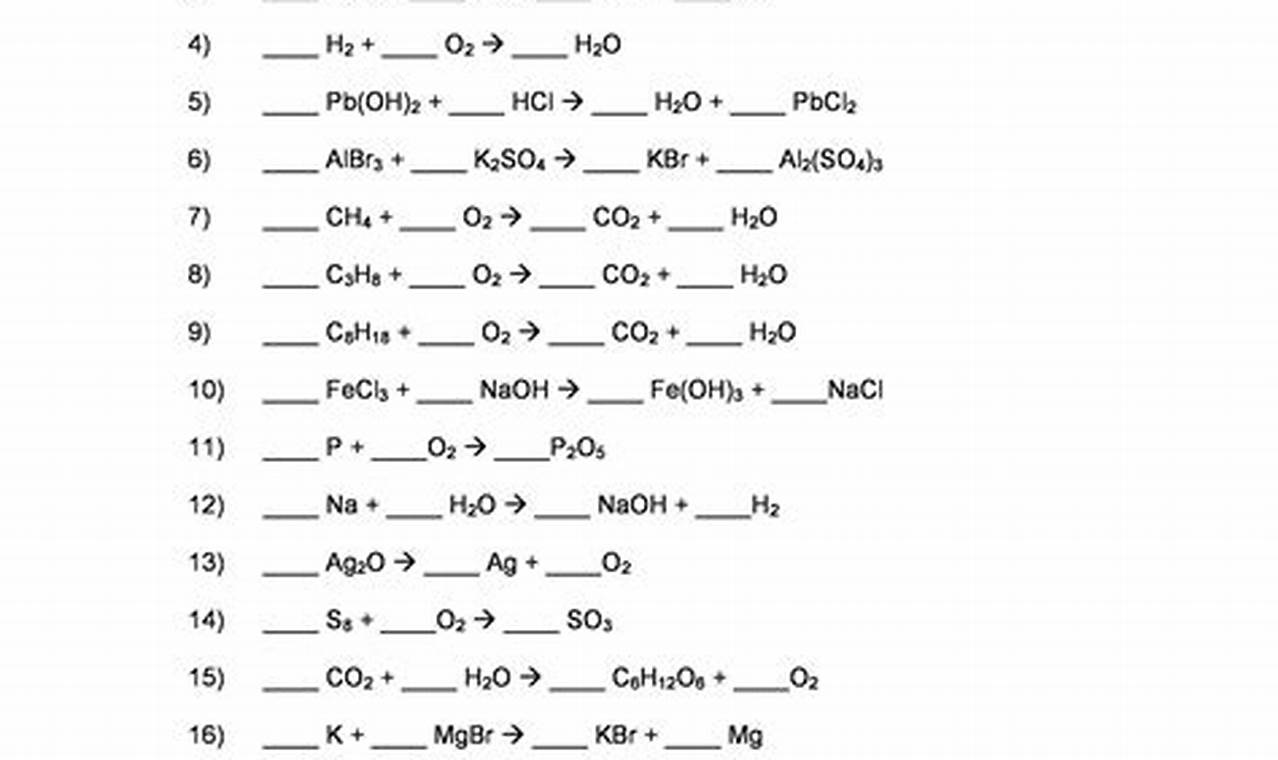 Bond Energies Worksheet