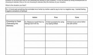 Dbt Pros And Cons Worksheet