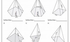 Surface Area Of Pyramids Worksheet