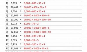 4th Grade Place Value Worksheets Grade 4