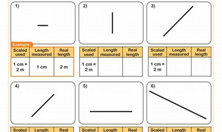 Scale Drawing Worksheet