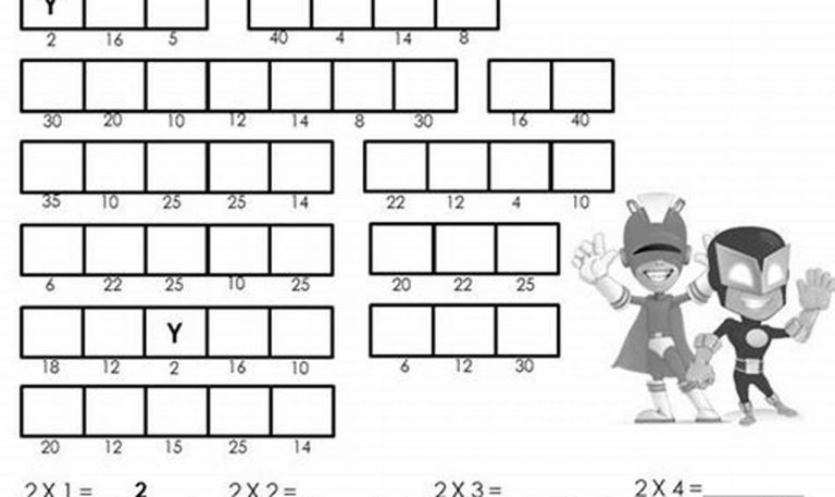 Math Mystery Worksheets