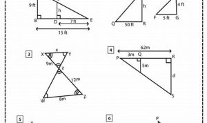 Similar Triangles Worksheet With Answers