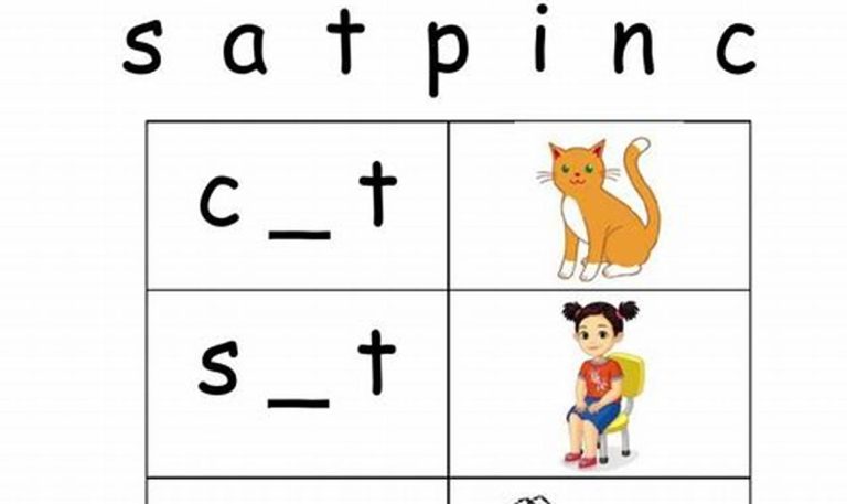 Printable Jolly Phonics Worksheets