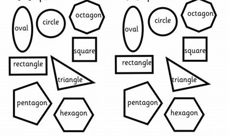 Printable 2d Shapes To Cut Out