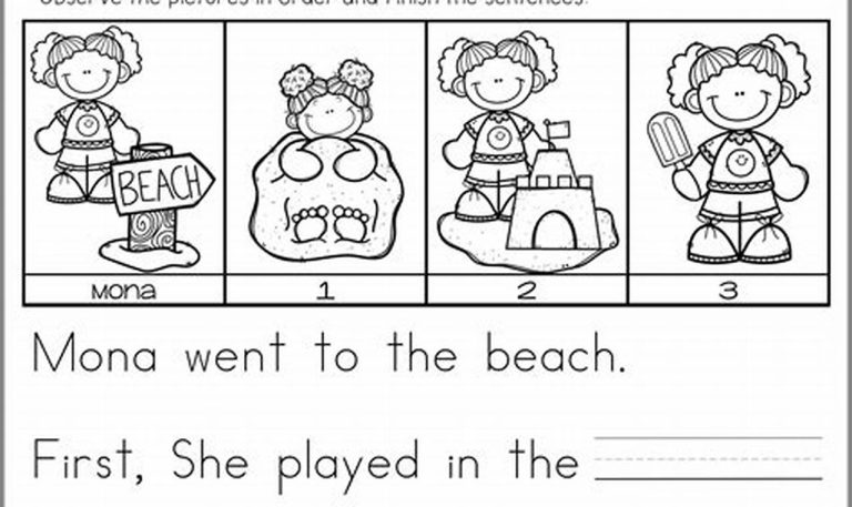 1st Grade Story Sequencing Worksheets