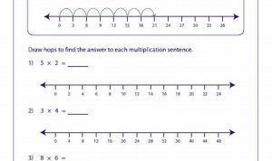 Number Line Worksheets For 3rd Grade