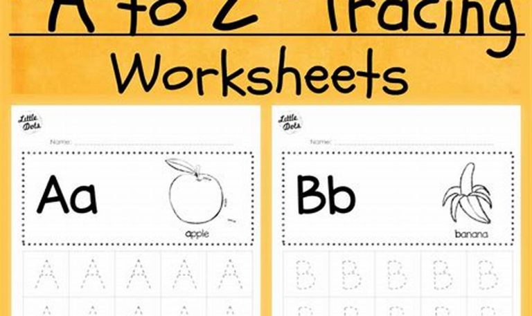 Alphabet Worksheets