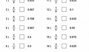 Year 7 Maths Worksheets Fractions