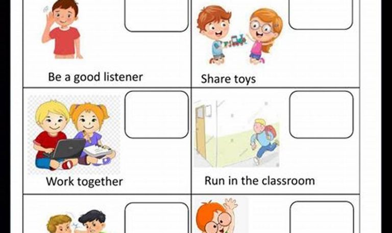 Printable Worksheets Good Manners Worksheets