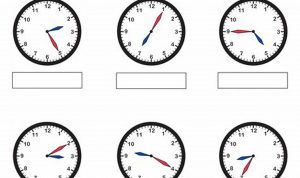 Telling Time To The 5 Minute Worksheets