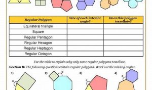 Tessellation Worksheets