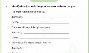 Adjectives Worksheets For Grade 3 With Answers