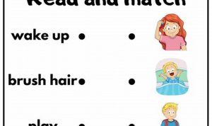 Daily Activities Worksheet For Kids