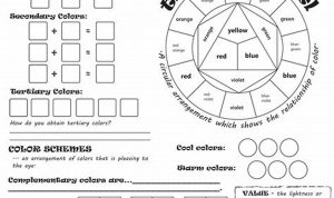 Color Theory Worksheet