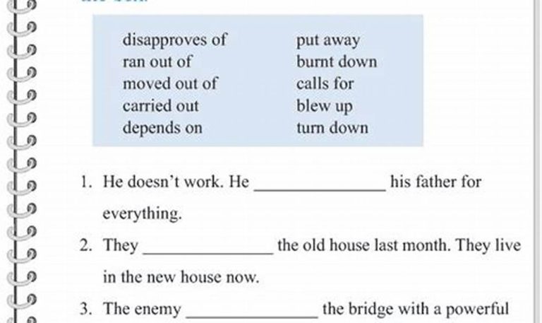 Grade 5 English Worksheets Grammar