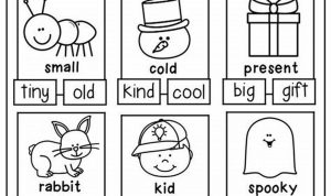 Synonyms Worksheet Grade 1