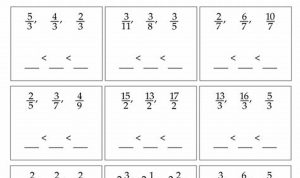 Ordering Fractions From Least To Greatest Worksheet