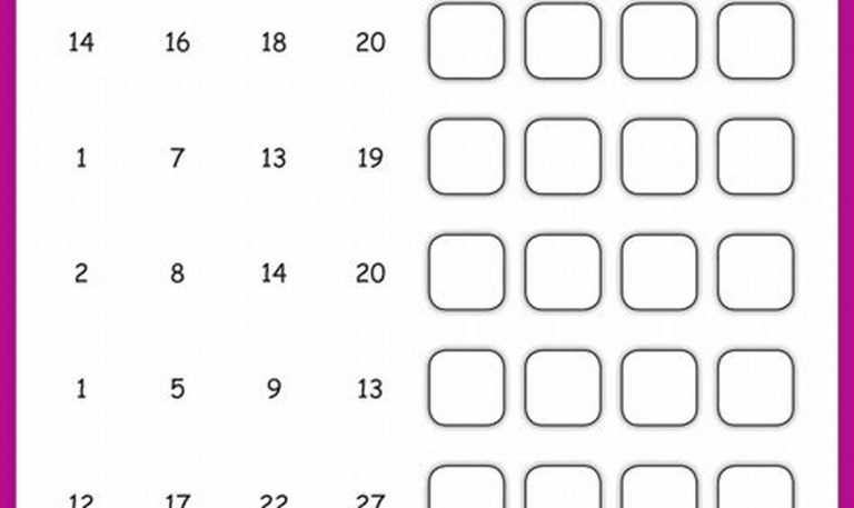 Number Patterns Worksheets Grade 4