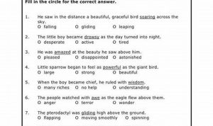 Context Clues Worksheets 4th Grade Multiple Choice