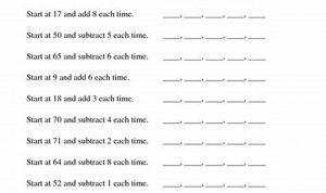 Number Sequence Worksheets Grade 5