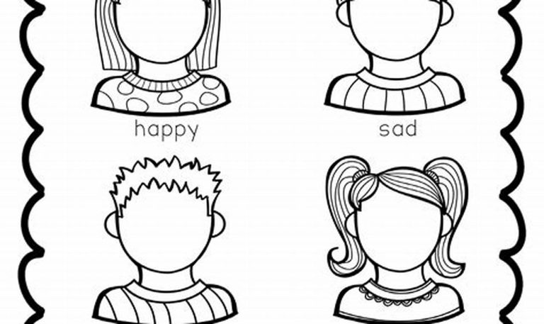 Feelings Worksheets Kindergarten