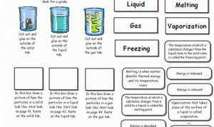 States Of Matter Worksheet 8th Grade Answers