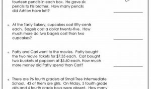 Multiplication Multi Step Word Problems 4th Grade