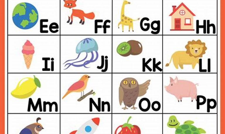 Printable Abc Alphabet Chart