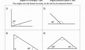 Year 7 Find The Missing Angle Worksheet