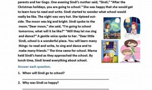 Year 2 Reading Comprehension Worksheets Free