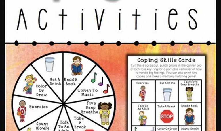 Free Printable Coping Skills Worksheets For Kids