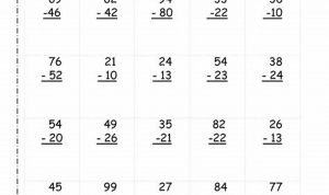 Subtraction Worksheets For Grade 2 Without Regrouping