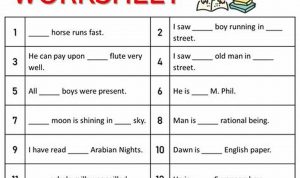 English Grammar Worksheets For Grade 6 With Answers