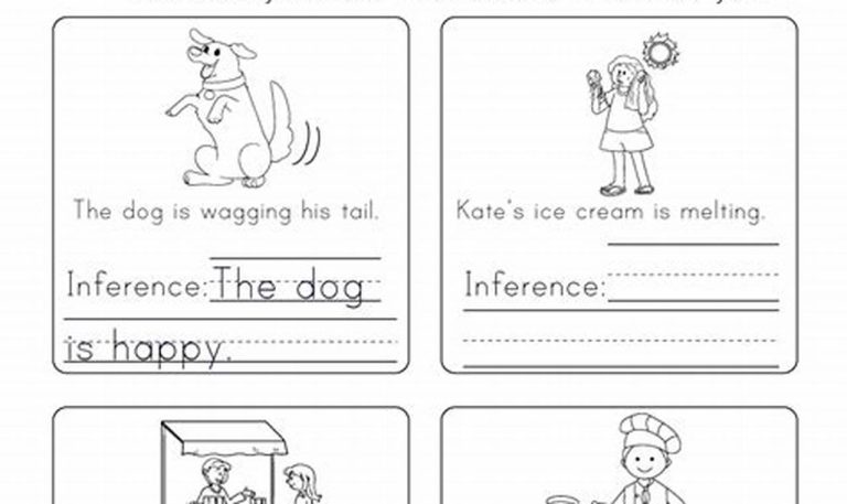 Making Inferences Worksheet 1st Grade