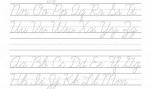 Printable Cursive Writing Patterns Worksheets