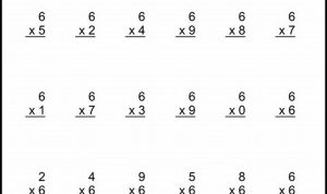 Free Printable 3rd Grade Math Worksheets Multiplication