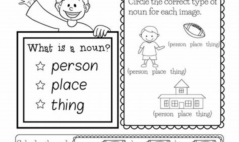 Kindergarten English Worksheets Free Printables