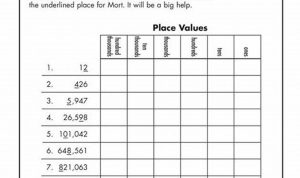 3rd Grade Math Test Third Grade Place Value Worksheets Grade 3