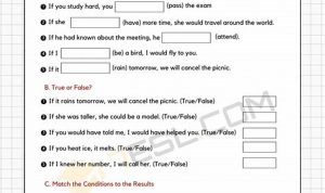 If Conditionals Worksheet