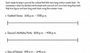 3rd Grade Elapsed Time Worksheets