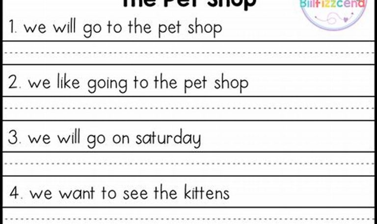 Handwriting Worksheets For 2nd Grade