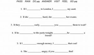 First Conditional Worksheets For Kids