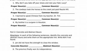 7th Grade Noun Worksheets With Answers